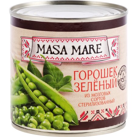 Горошек зел.«MASA MARE»(1 сорт,ж/б)420г