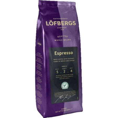Кофе«LOFBERGS ESPRESSO»(араб,зерно)400г