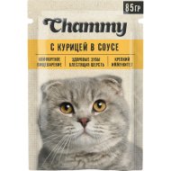 Корм влажный «Chammy» для кошек, курица в соусе, 85 г.