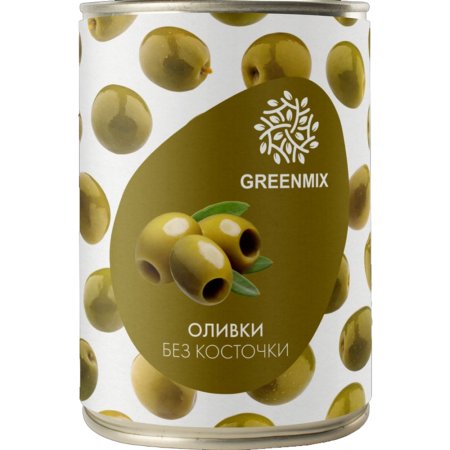 Оливки «GREENMIX» (без косточки) 280г