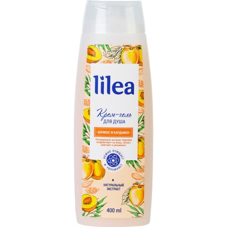 Крем-гель для душа «Lilea» абрикос и кардамон 400 мл.