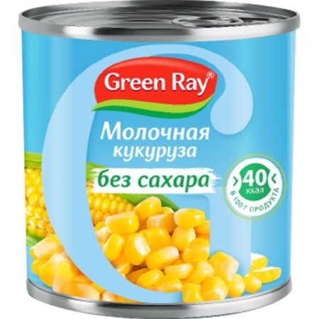 Кукуруза «GREEN RAY» (без сахара) 425 мл