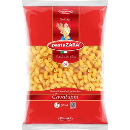 Макаронные изделия «Pasta Zara» №61 рожки-спирали, 500 г