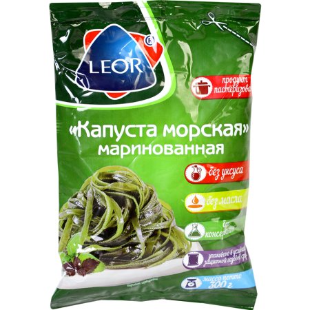 Капуста морская «Leor» маринованная, 300 г.