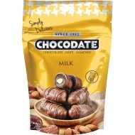 Финики с миндалем «Chocodate» в молочном шоколаде, 100 г
