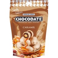 Финики с миндалем «Chocodate» с карамелью, в шоколаде, 100 г