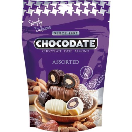 Финики с миндалем «Chocodate» ассорти, 100 г