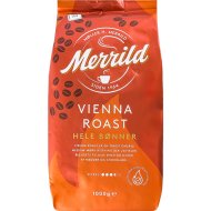 Кофе «Merrild» vienna roast, в зернах, 1 кг