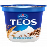 Йогурт греческий «Teos» злаки с клетчаткой льна, 2 0%, 250 г