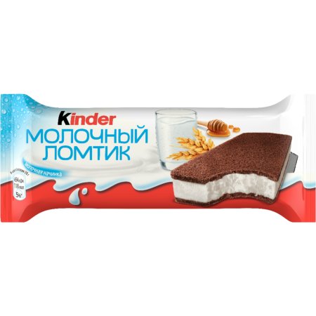 Пирожное «Kinder» молочный ломтик, 28 г.