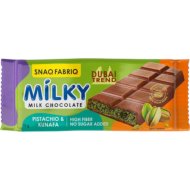 Шоколад молочный «Snaq Fabriq» с фисташковой пастой и тестом, 55 г