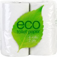 Бумага туалетная «Eco» двухслойная, 4 рулона.