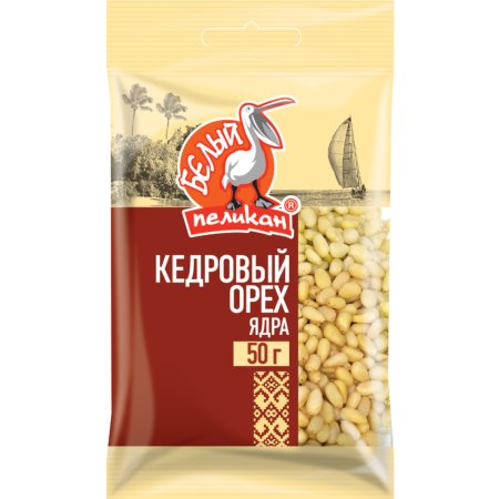 Кедровый орех «Белый пеликан» ядра, 50 г