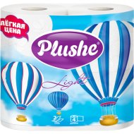 Бумага туалетная «Plushe» Light, 2 слоя, 4 рулона