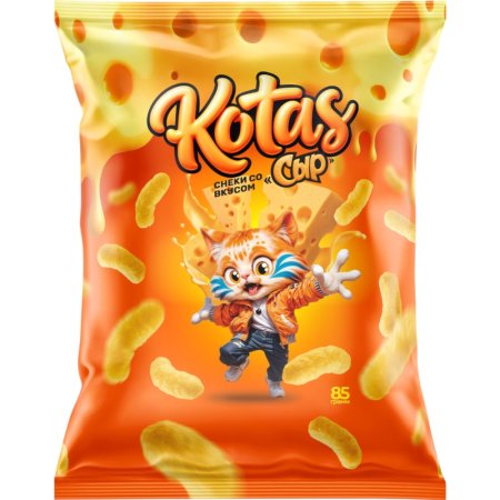 Палочки кукурузные «Kotas» со вкусом сыра, 85 г