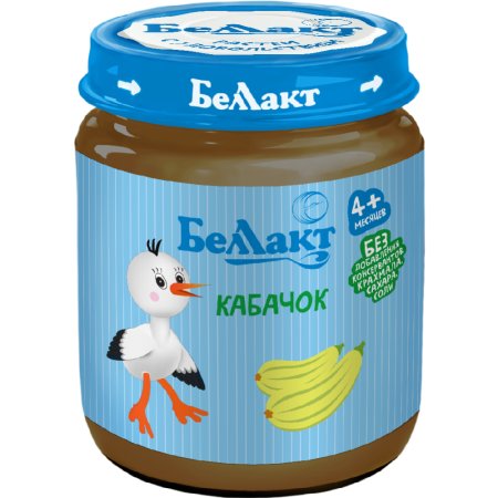 Пюре овощное «Беллакт» из кабачков, 100 г