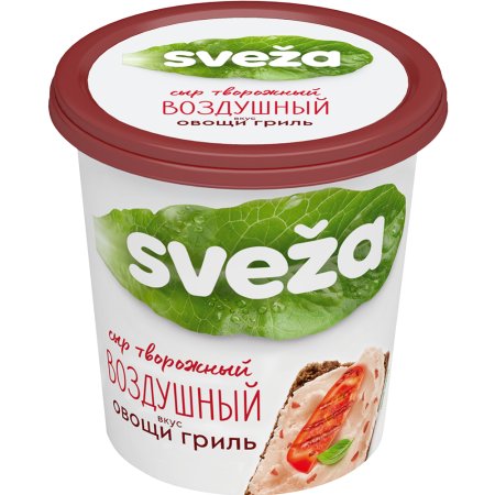 Сыр тво­рож­ный «SVEZA» Воз­душ­ный,со вкусом овощи гриль, 60 %, 150 г