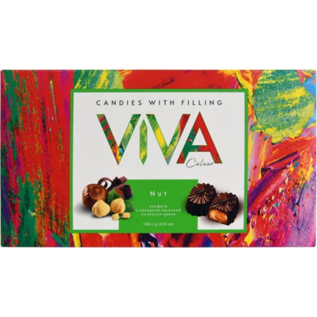 Конфеты «VIVA COLOUR»(орех)140г