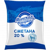 Сметана «Минская марка» 20%, 400 г.