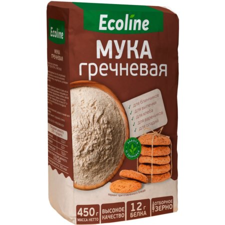 Мука гречневая «Эколайн», 450 г