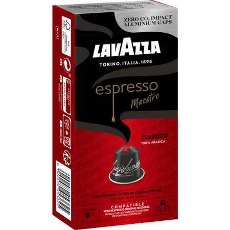 Кофе «LAVAZZA» (classico,мол,10 капс)57г