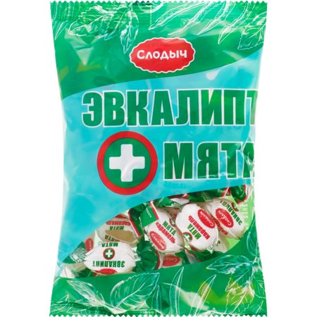 Карамель «Слодыч» Эвкалипт+мята, 200 г