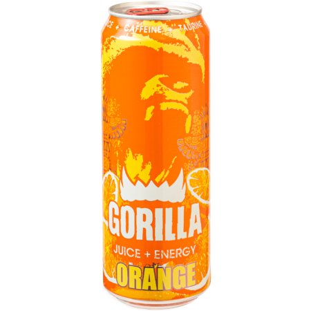 Напиток энергетический «Gorilla» с соком апельсина, 0.45 л.