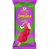 Десерт «Юкки» с йогуртом, в цветной глазури, с вишней и кислым сахаром, 60 г