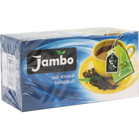 Чай чёрный байховый «Jambo» 20х1.2 г.
