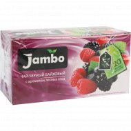 Чай чёрный байховый «Jambo» с ароматом лесных ягод, 20х1.2 г.