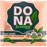 Салфетки бумажные «Dona Ecology» 230х230 мм, 100 шт