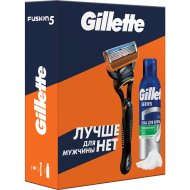 Набор «Gillette» fusion, бритва с 1 кассетой + пена для бритья 200 мл