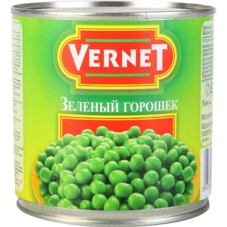Горошек зеленый «Vernet» 400 г.