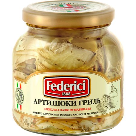 Артишоки «Federici» гриль в кисло-сладком маринаде, 290 г