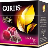 Чай чёрный «Сurtis» виноград, 20 пакетиков.