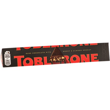 Шоколад «Toblerone» тёмный, с медово-миндальной нугой, 10%, 100 г.